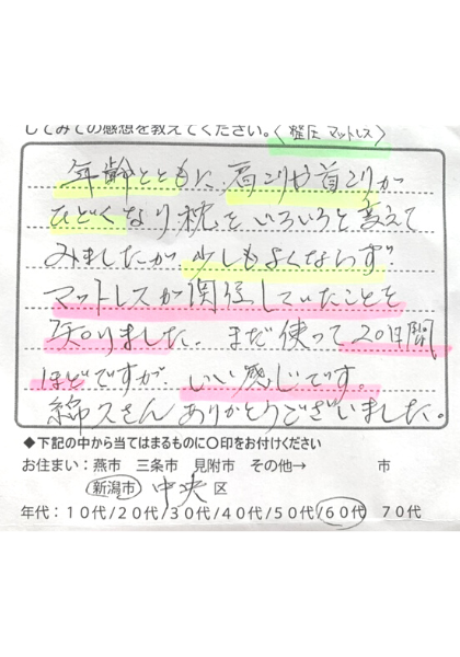 使って２０日間ほどですが良い感じです